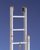 Layher TOPIC Aluminium-Seilauszugsleiter 2x16 Sprossen, ausgeschoben max. 8,05m, mit Traverse