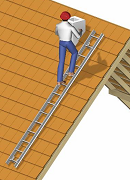 Steigtechnik für Dachdeckerei und Zimmerei
