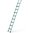 Zarges Comfortstep L Stufen-Anlegeleiter mit gepolsterter Stufen-Vorderkante,  Alu, 9 Stufen 2,68m