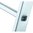 Zarges Coni B Sprossen-Stehleiter beidseitig begehbar aus Aluminium, 2x6 Sprossen