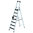 Günzburger Stufen-Stehleiter 42707 einseitig begehbar, Belastbarkeit 250kg, Clip-Step R13, Größe 7