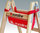 Euroline Holz Sprossenstehleiter mit Comfort-Breitsprosse