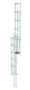 Günzburger mehrzügige Steigleiter DIN EN ISO 14122-4, Steighöhe 11,76m, Edelstahl V2A